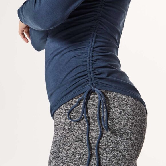 Lululemon Cinch It Long Sleeve Pima Cotton Top - 4 - Picture 4 of 7